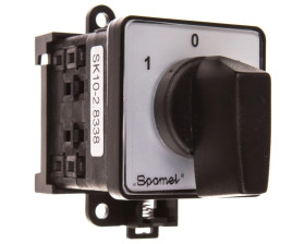 Łącznik krzywkowy 1-0-2 2P 10A na szynę SK10-2.8338BS24