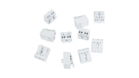 10 Sztuk Kostka Z Dźwignią Szybkozłączka 2X0.75-2.5Mm2 450V Vde Dgn 4234