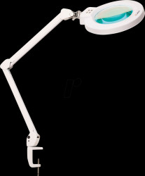 8245PRO Magnifying lamp, LED, Ø 177 mm real glass lens, 5 diopters, dimm