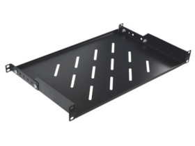 Półka regulowana 19cali 1U głębokość 350mm V RAL9004