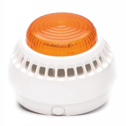 Sygnalizator akustyczno-optyczny klosz pomarańczowy, SAO-Wd2, 10..18V DC, W2 SAO-WD2 W2