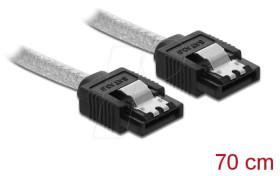 85343 SATA 6 Gb/s Cable 70 cm transparent