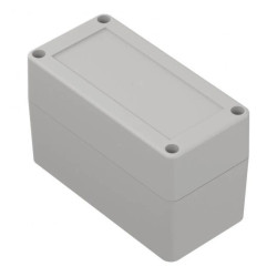 ZP120.60.75JpH TM ABS-PC - Obudowa hermetyczna ZP120.60.75 jasny dół - bezbarwna góra z uszczelką i tulejkami mosiężnymi ABS-PC