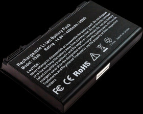 52706 Laptop battery for Acer, Li-Ion, 4400 mAh