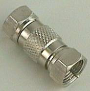 Złącze F męskie podwójne - łącznik