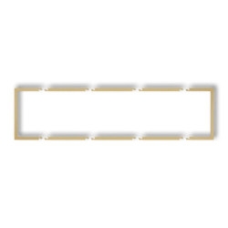 Ramka wypełniająca poczwórna serii DECO złoty 29DRW-4