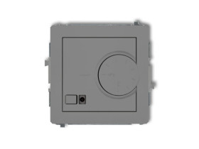 DECO Regulator temperatury z czujnikiem powietrznym szary mat 27DRT-2 KARLIK