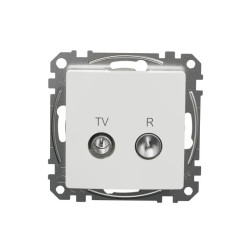 Gniazdo R/TV końcowe (4dB), białe, Sedna Design i Elements SDD111471R