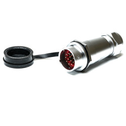 Złącze okrągłe 12-pinowe M20 Kabel Gniazdo RS PRO Męski IP67 SF20