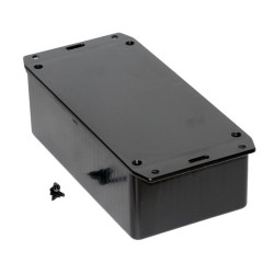 1591DSFLBK Hammond Multipurpose Black GPABS Enclosure Flanged Lid 150 x 80 x 50mm