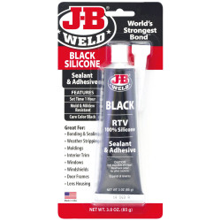J-B Weld 31319UK Silicone Sealant &amp; Adhesive Black 85g