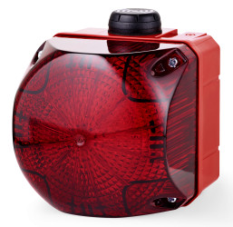 Zestaw sygnalizator akustyczny/brzęczyk 230 → 240 V ac Czerwony AC IP65 Montaż powierzchniowy 80