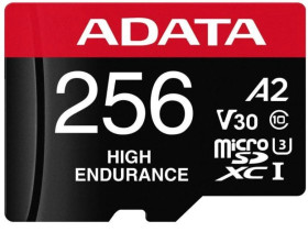 Adata Karta microSD High Endurance 256GB UHS1 U3 V30 A2 100/85MB/s + Adapter