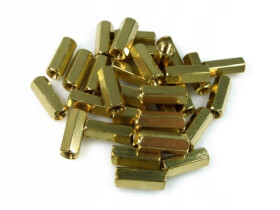 10 pcs M3 12mm Brass Spacer Distance Standoff Support