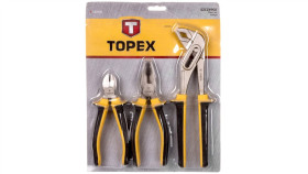 Szczypce Uniwersalne 180Mm, Boczne 160Mm, Do Rur 250Mm (Zestaw 3 Szt.) 32D136