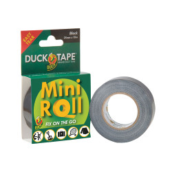 Shurtape 260181 Duck Tape&#xAE; Mini Roll 25mm x 10m Black