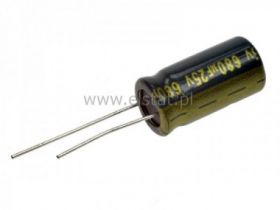 680u 25V kond. ele. 105C 10x20mm LOW ESR