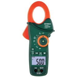 Extech EX820A Clamp Meter IR Thermometer LoZ LPF CAT IV 600V