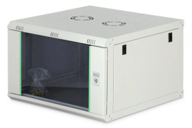Szafa sieciowa wisząca Dynamic 19 7U rack 600x600, drzwi szyba, szary, niezłożona, 60kg DN-37102