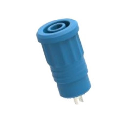 Gniazdo bananowe Żeński Wciskana Niebieski 25A Electro PJP rozmiar 4 mm