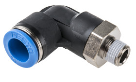 Złączka pneumatyczna R 1/8 męskie Wciskane 10 mm Festo Adapter gwintowany kolankowy R 1/8 męskie