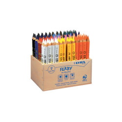 Lyra L3622960 Lyr Ferby Lacquered Pencil 96pcs Wooden Display School Pack