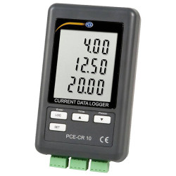 PCE Instruments PCE-CR 10 Current Data Logger 3-Channel 0/4-20 mA LCD Display