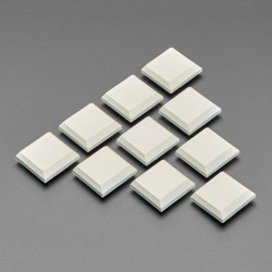 Kailh CHOC Slim Key Caps - Milky White - 10 pack