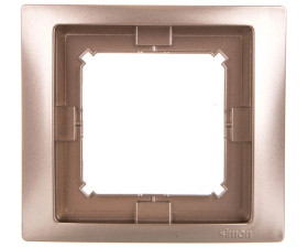 Simon Basic Neos Ramka pojedyncza IP44 satynowy BMRC1B/29