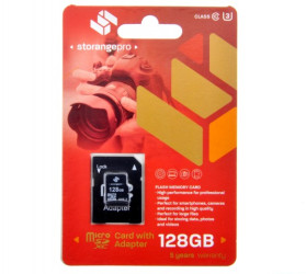 PAMIEC SDHC MICRO 128GB STORANGE PRO