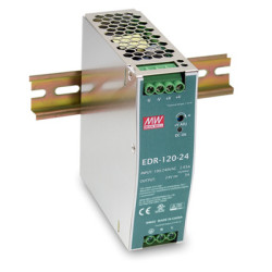 Zasilacz impulsowy 5A 24VDC 120W jednowyjściowy EDR-120-24