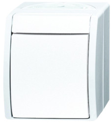 Włącznik światła, 10A, 250V, 1-przyciskowy, Busch Jaeger - ABB