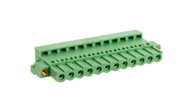 Wtyk Zaciskowy Do Płytek Drukowanych 12P Zielony Mstbc 2,5/12-Stzfd-5,08...
