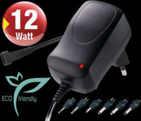 MW3K10GS ECO-friendly plug-in power supply, max 1000 mA + USB