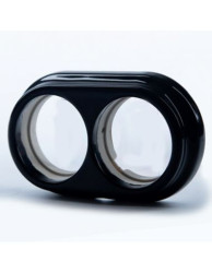 CERAMICZNA RAMKA NATYNKOWA DWUKROTNA CZARNA CRN02B