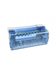 Modułowy blok rozdzielczy 100A materiał PA66, klasa V0, TH-35 na szynę DIN NBD 2-11-100A