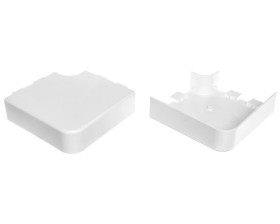 Naroże płaskie kanału WDK 110x40 HF40110CW kremowe 6161324 /2szt./