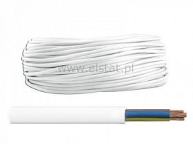 OMY kabel energetyczny 3x0,5 300V biały
