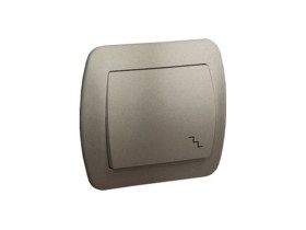 AKORD Wyłącznik schodowy satyna metalik AW6/29 KONTAKT SIMON