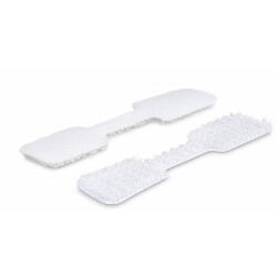 StarTech.com CABLE-TAG-HLWH 3.5in (9cm) Cable Labels 100 Pack, White, Hook-to-H