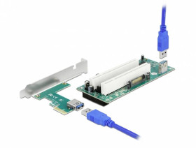 Karta Riser Delock Riser Card 90066 PCIe x1