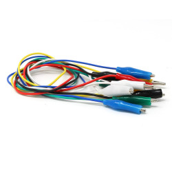 Small Alligator Clip Test Lead (set of 6)