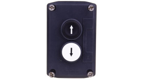 Kaseta Sterownicza 2-Otworowa Strałki Góra/Dół 1Z+1Z Szara Ip65 Xald222