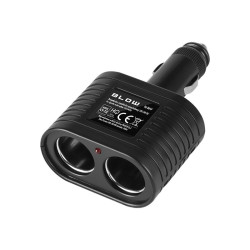 Rozgałężnik gniazda zapalniczki x2 prosty / 96-864