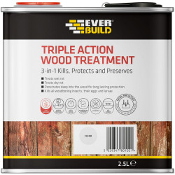Everbuild 483184 Triple Action Wood Treatment 2.5 litre