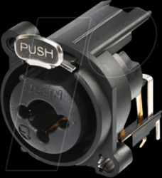 RCJ9FA-H XLR receptacle 3-pin combined with 6.35mm stereo jack socket