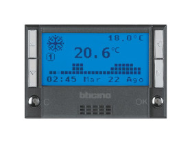 AXOLUTE Chronotermostat 2X1,5V antracyt HS4451 LEGRAND