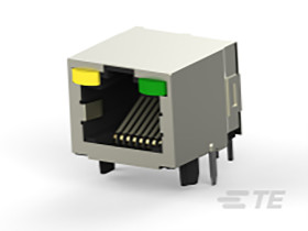 Złącze RJ45 Męski Złącze RJ45 Cat5 TE Connectivity, 90° 8-żyłowe