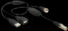 13006 Phantom power supply 5 V (F socket -&gt; F plug)