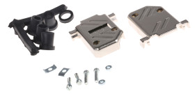 Osłona tylna D-Sub 15 -pinowe ABS Kątowy 3M A